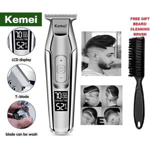 Kemei 5027 Beard Hair Trimmer Cordless Electric Bald Haircut Detailer Clipper Kemei 5027 Beard Hair Trimmer Cordless Electric Bald Haircut Detailer Clipper