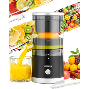 Migecon Electric Juicer Rechargeable - Citrus Juicer Machine With Usb And Portable Juice Migecon Electric Juicer Rechargeable - Citrus Juicer Machine With Usb And Portable Juice