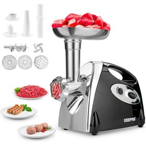 Geepas Electric Meat Grinder 1800w – Stainless Steel Meat Mincer & Sausage Stuff Geepas Electric Meat Grinder 1800w – Stainless Steel Meat Mincer & Sausage Stuff