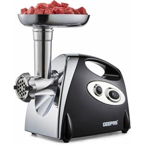 Geepas 3-In-1 Electric Meat Grinder, Mincer And Sausage Maker 1800w Black Geepas 3-In-1 Electric Meat Grinder, Mincer And Sausage Maker 1800w Black