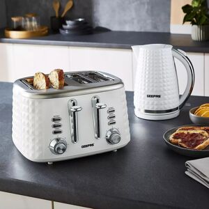 Geepas Argyle 4 Slice Bread Toaster & 1.7l Cordless Electric Kettle Combo Set Geepas Argyle 4 Slice Bread Toaster & 1.7l Cordless Electric Kettle Combo Set