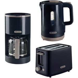 Breakfast Line Kettle, Toaster & Coffee Machine Set, Grey, Ariete Breakfast Line Kettle, Toaster & Coffee Machine Set, Grey, Ariete