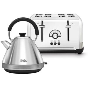 Morphy Richards 1.5l Kettle And 4 Slice Toaster Breakfast Set Venture Retro Morphy Richards 1.5l Kettle And 4 Slice Toaster Breakfast Set Venture Retro