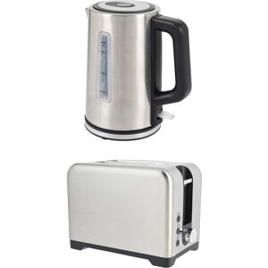 Salter Kettle & Toaster Set – 2-Slice Toaster, 1.7l Kettle, Stainless Steel Salter Kettle & Toaster Set – 2-Slice Toaster, 1.7l Kettle, Stainless Steel