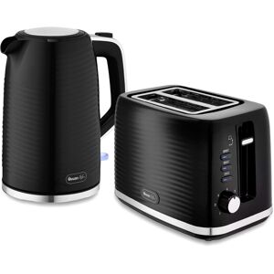 Swan Wave Kettle & Toaster Set Black Ripple Textured 1.7l Fast Boil 7 Browning Swan Wave Kettle & Toaster Set Black Ripple Textured 1.7l Fast Boil 7 Browning