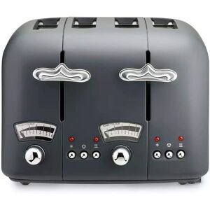 DeLonghi Gy Argento Silva 4 Slice Toaster With Defrost Function 1600w Grey DeLonghi Gy Argento Silva 4 Slice Toaster With Defrost Function 1600w Grey