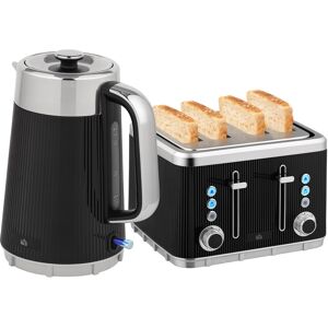 Homcom 1.7l 3000w Rapid Boil Kettle And 4 Slice Toaster Set Crumb Tray Black Homcom 1.7l 3000w Rapid Boil Kettle And 4 Slice Toaster Set Crumb Tray Black