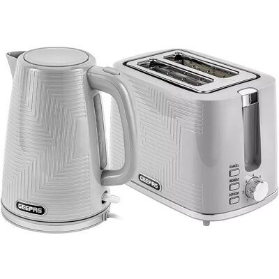 Geepas - 1.7L Kettle & 2-Slice Toaster - Kettle & Toaster Set Geepas - 1.7L Kettle & 2-Slice Toaster - Kettle & Toaster Set