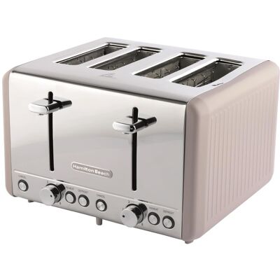 Hamilton Beach - HBT018C - 4 Slice - Cappuccino - Toaster Hamilton Beach - HBT018C - 4 Slice - Cappuccino - Toaster