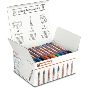 Edding Boardmarker 363 Whiteboard Markers Assorted (Pack Of 50) 4-Cp49 Edding Boardmarker 363 Whiteboard Markers Assorted (Pack Of 50) 4-Cp49