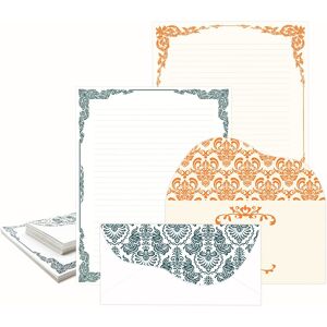Anzon Mories Elegant Vintage Ivory Stationery Paper & Envelopes Set 64 Sheets 32 Envelopes... Anzon Mories Elegant Vintage Ivory Stationery Paper & Envelopes Set 64 Sheets 32 Envelopes...