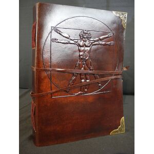 Diaryshop Leonardo'S Vitruvian Man - A5 Pagan Wicca Handmade Leather Journal Diary Diaryshop Leonardo'S Vitruvian Man - A5 Pagan Wicca Handmade Leather Journal Diary