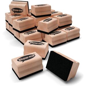 Show-Me Whiteboard Eraser Pack, Mini Erasers For Drywipe Boards & Chalkboards I Show-Me Whiteboard Eraser Pack, Mini Erasers For Drywipe Boards & Chalkboards I