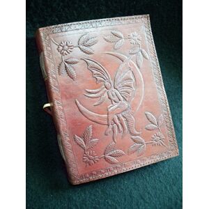 Diaryshop Moon Fairy - A5 Handmade Leather Journal Diary Pagan Wicca Book Of Shadows Diaryshop Moon Fairy - A5 Handmade Leather Journal Diary Pagan Wicca Book Of Shadows