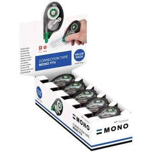 tombow Tombow Mono Ct-Yt4 Correction Tape (Box Of 20) Office Pack Set Of 20 Items tombow Tombow Mono Ct-Yt4 Correction Tape (Box Of 20) Office Pack Set Of 20 Items