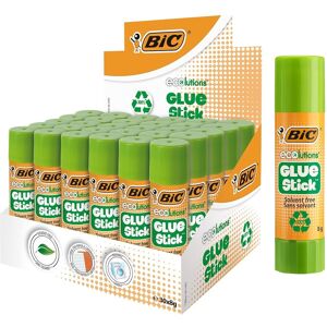 Bic Ecolutions Glue Stick Box Of 30,Green,8g Bic Ecolutions Glue Stick Box Of 30,Green,8g