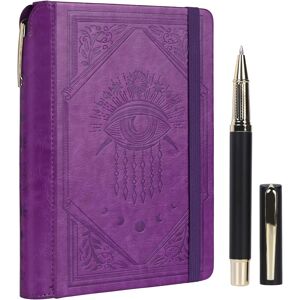 Tiefossi Lined Journal Notebook For Women Men, Leather Journal With Pen, A5 Evi Tiefossi Lined Journal Notebook For Women Men, Leather Journal With Pen, A5 Evi