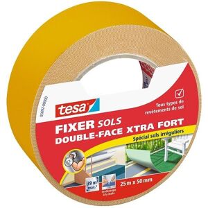 Double-Sided Adhesive Tape Special For Uneven Floor 25m X 50mm Tesa Double-Sided Adhesive Tape Special For Uneven Floor 25m X 50mm Tesa