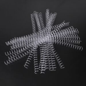 Transparent 20pcs 30 Hole Loose Leaf Plastic Binding Ring Spring Spiral Ring Lw Transparent 20pcs 30 Hole Loose Leaf Plastic Binding Ring Spring Spiral Ring Lw