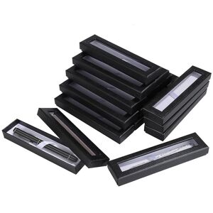 Sodial 3x(24pcs Empty Pen Gift Box With Clear Lid,Pen Box Pen Display Case For3709 Sodial 3x(24pcs Empty Pen Gift Box With Clear Lid,Pen Box Pen Display Case For3709