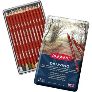 Derwent Drawing Colouring Pencils, Drawing & Writing, Set Of 12, Ideal For Illu Derwent Drawing Colouring Pencils, Drawing & Writing, Set Of 12, Ideal For Illu