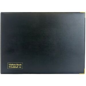 Exacompta Guildhall Loose-Leaf Visitors Book Landscape Black T40 New +24h Del Exacompta Guildhall Loose-Leaf Visitors Book Landscape Black T40 New +24h Del