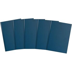 Summit A4 Notebook Hardcover, Casebound, Lined, 192 Page, Pack Of 5, Blue Summit A4 Notebook Hardcover, Casebound, Lined, 192 Page, Pack Of 5, Blue