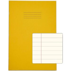 Rhino A4 Special Exercise Book 48 Page F12m Yellow With Tinted Cream Paper Pack Rhino A4 Special Exercise Book 48 Page F12m Yellow With Tinted Cream Paper Pack