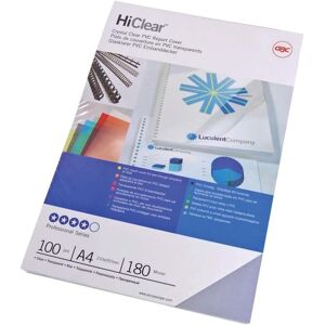 Gbc Hiclear Binding Covers, A4, Clear, 200 Micron,Pack Of 100, Ce012080e A4 Gbc Hiclear Binding Covers, A4, Clear, 200 Micron,Pack Of 100, Ce012080e A4