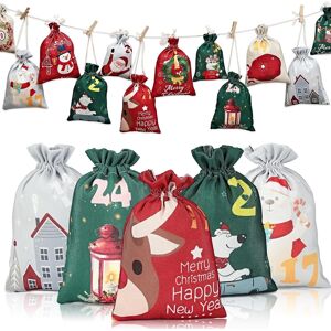 Hautstore Advent Calendar For Filling, Children, 2023 Christmas Fabric Bags 24 To Fill Yo Hautstore Advent Calendar For Filling, Children, 2023 Christmas Fabric Bags 24 To Fill Yo