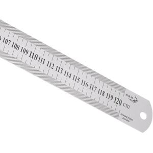 Stainless Steel Ruler 120cm/47\" X 1/20\" X 1-1/2\" Double Reading Straight Edge Stainless Steel Ruler 120cm/47\" X 1/20\" X 1-1/2\" Double Reading Straight Edge