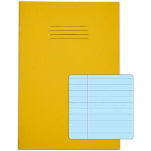 Rhino A4 Special Exercise Book 48 Page Ruled F8m Yellow With Tinted Bl Rhino A4 Special Exercise Book 48 Page Ruled F8m Yellow With Tinted Bl