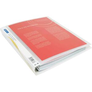 Rapesco Presentation Four-Ring Binder 25mm A4 Clear (Pack Of 10) 0717 Rapesco Presentation Four-Ring Binder 25mm A4 Clear (Pack Of 10) 0717