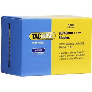 Tacwise 90/40mm Staples (1 9/16'') 0311 Pack Of 5,000 Tacwise 90/40mm Staples (1 9/16'') 0311 Pack Of 5,000