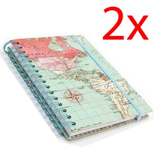 Lp Set Of 2 World Traveller Holiday Desk Diary Organiser Notebook Notepad Memo Book Lp Set Of 2 World Traveller Holiday Desk Diary Organiser Notebook Notepad Memo Book