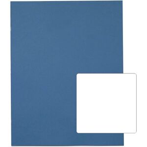 Rhino A4+ Oversized Exercise Book 40 Page Plain Light Blue Pack Of 100 (Vdu024-4 Rhino A4+ Oversized Exercise Book 40 Page Plain Light Blue Pack Of 100 (Vdu024-4