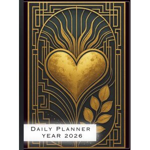 Care+ 2026 Daily Planner: A4 Size Hardcover Day-Per-Page Diary With Elegant Gold Hear Care+ 2026 Daily Planner: A4 Size Hardcover Day-Per-Page Diary With Elegant Gold Hear