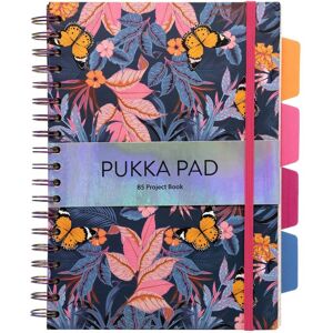 Pukka Pad Bloom B5 Hardback Project Book Floral Designs Pack Of 3 (9494-Blm(Asst Pukka Pad Bloom B5 Hardback Project Book Floral Designs Pack Of 3 (9494-Blm(Asst