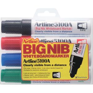 Artline Big Nib Bullet Marker Assorted (Pack-4) Artline Big Nib Bullet Marker Assorted (Pack-4)