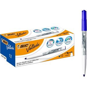 Bic Velleda 1741 Bullet Tip Pocket Cetone Whiteboard Marker 1.5mm Blue (Box 12) Bic Velleda 1741 Bullet Tip Pocket Cetone Whiteboard Marker 1.5mm Blue (Box 12)