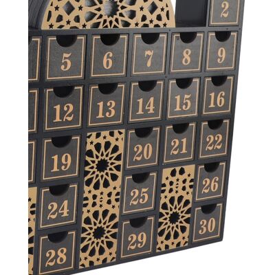 ^ Ramadan Wooden Countdown Calendar With Led Light Countdown To Eid Drawer Adv ^ ^ Ramadan Wooden Countdown Calendar With Led Light Countdown To Eid Drawer Adv ^