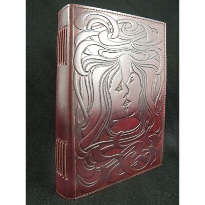Diaryshop Art Nouveau Style A5 Handmade Leather Journal Diary - 'The Kiss' - Peter Behrens Diaryshop Art Nouveau Style A5 Handmade Leather Journal Diary - 'The Kiss' - Peter Behrens