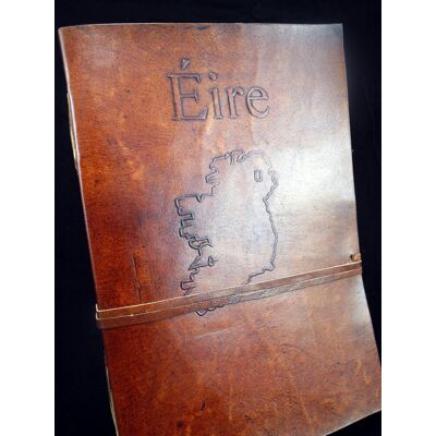 Diaryshop A5 Handmade Leather Journal Sketchbook Diary: - Eire Map Of Ireland Diaryshop A5 Handmade Leather Journal Sketchbook Diary: - Eire Map Of Ireland