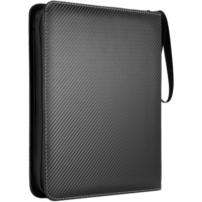 Sodial Trading Card Binder, 9 Pockets Baseball Card Binder Sleeves With Zipper,4520 Sodial Trading Card Binder, 9 Pockets Baseball Card Binder Sleeves With Zipper,4520