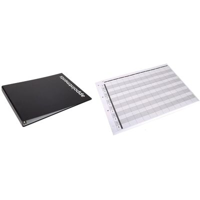 Agenda Salon Concepts Loose Leaf Binder 12 Column Agenda Salon Concepts Loose Leaf Binder 12 Column
