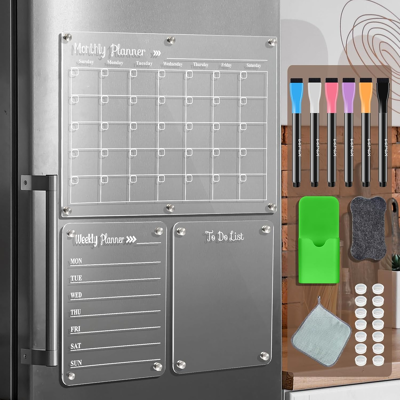 Lcpcx Magnetic Acrylic Fridge Calendar And Weekly Planner Monthly Calendar, Weekly P Lcpcx Magnetic Acrylic Fridge Calendar And Weekly Planner Monthly Calendar, Weekly P