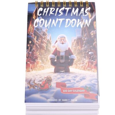 4x(100 Day Christmas Countdown Calendar Each Page Has A Different Pattern2606 4x(100 Day Christmas Countdown Calendar Each Page Has A Different Pattern2606