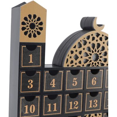 ˘ Ramadan Wooden Countdown Calendar With Led Light Countdown To Eid Drawer ˘ Ramadan Wooden Countdown Calendar With Led Light Countdown To Eid Drawer