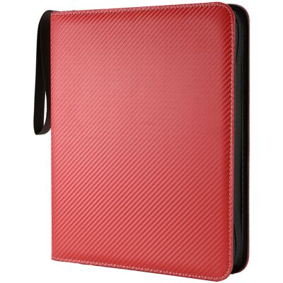 Sodial Trading Card Binder, 9 Pockets Baseball Card Binder Sleeves With Zipper,3436 Sodial Trading Card Binder, 9 Pockets Baseball Card Binder Sleeves With Zipper,3436