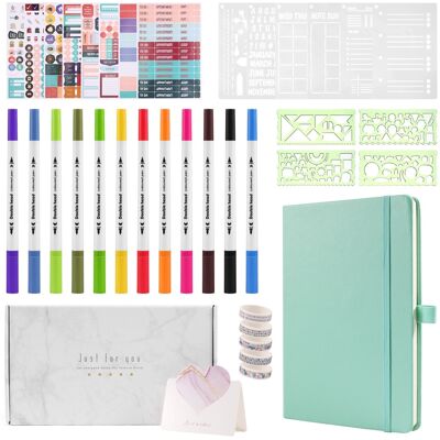 A5 Hardcover Dotted Journal Notebook With 184 Numbered Pages,Dotted8966 A5 Hardcover Dotted Journal Notebook With 184 Numbered Pages,Dotted8966